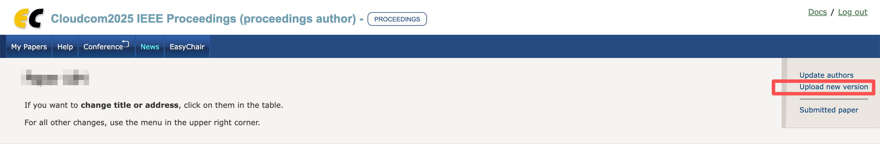 Upload Final Version